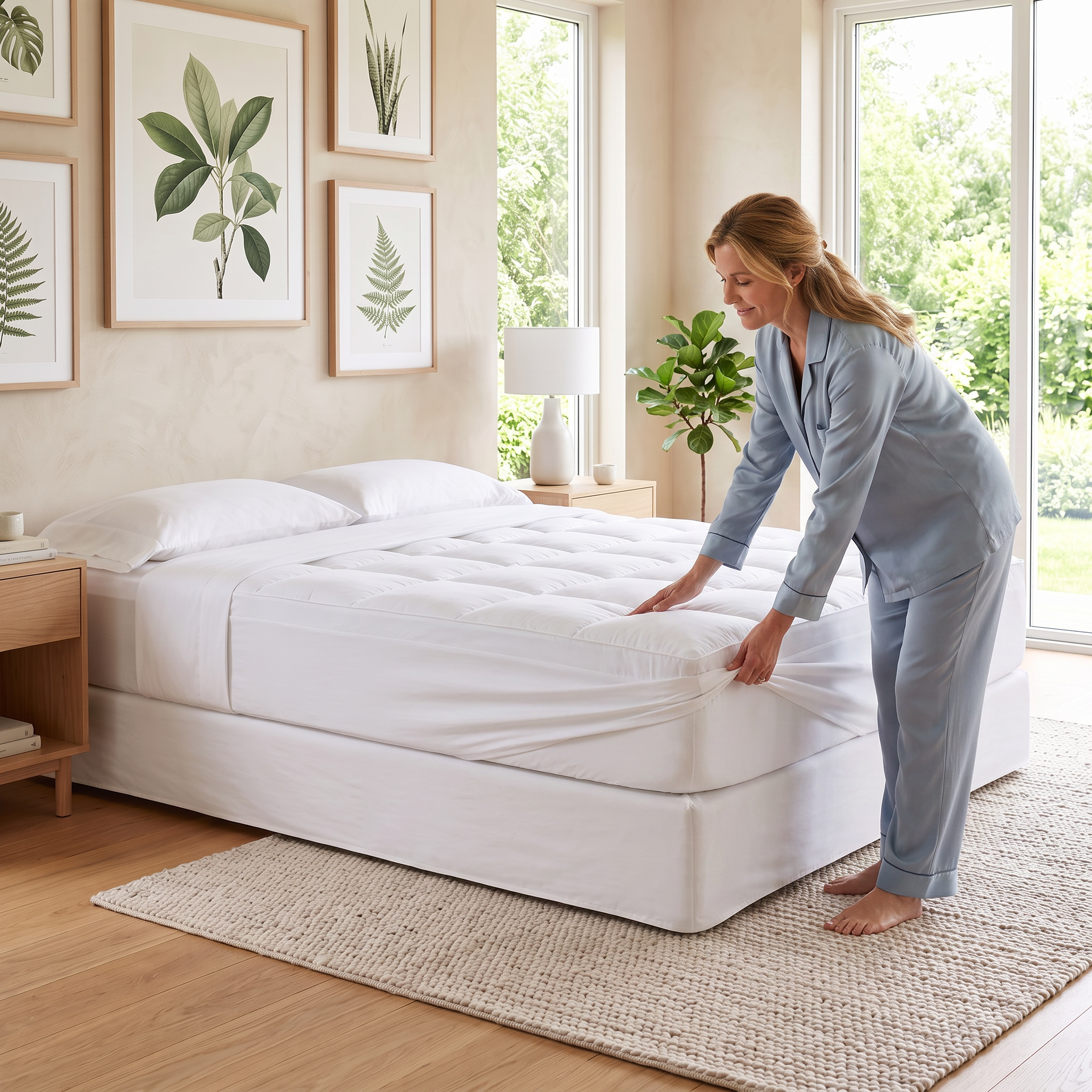 Drowse CloudLoft 1000 - Luxury Hotel Orthopedic Mattress Topper 1000 GSM